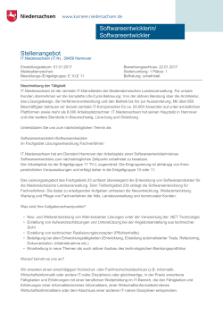PDF-Ansicht - Karriereportal des Landes Niedersachsen