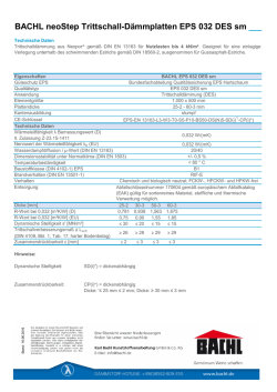 BACHL neoStep Trittschall-Daemmplatten EPS 032 DES sm