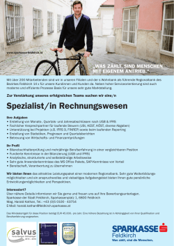 Spezialist/in Rechnungswesen - rheintaljob.at