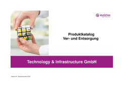 Produktkatalog Ver- und Entsorgung
