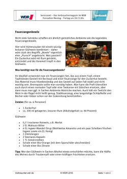 Feuerzangenbowle