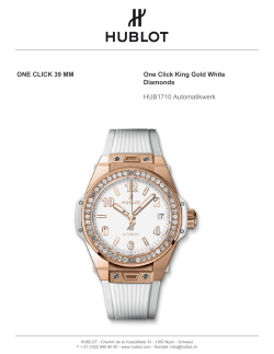ONE CLICK 39 MM One Click King Gold White Diamonds