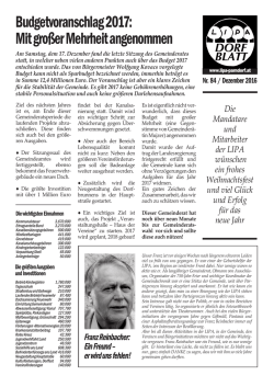 Dorfblatt Dezember 2016 - lipa
