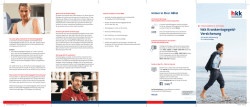 hkk Krankentagegeld-Versicherung - Die flexible Absicherung f&uuml;r