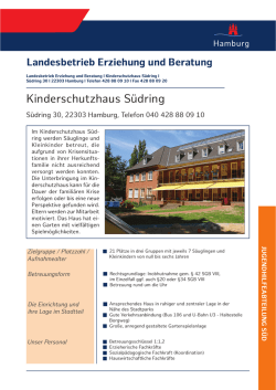 Kinderschutzhaus Südring