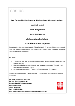 mehr - Caritas Mecklenburg eV