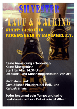 Infos zum Silvesterlauf des SV Bawinkel hier