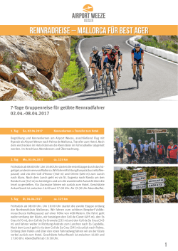 Rennradreise – Mallorca für Best Ager