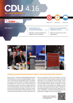 im fokus - CDU Landesverband Bremen