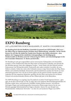 EXPO Rundweg - zum Rheinland