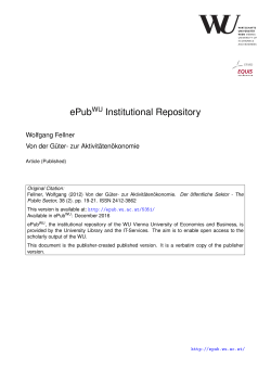 ePub Institutional Repository - ePubWU