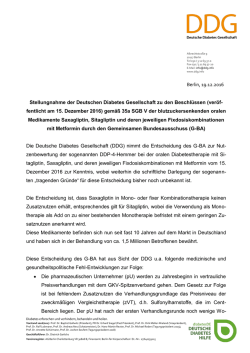 DDG Briefvorlage - Deutsche Diabetes Gesellschaft