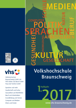 Programmheft VHS Braunschweig