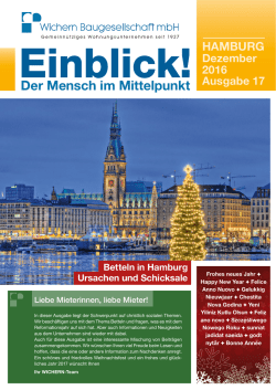 Einblick - Wichern Baugesellschaft mbH