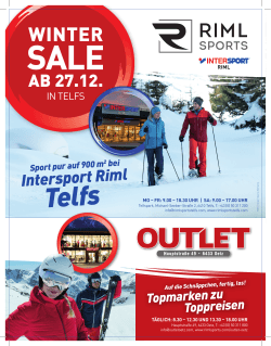 Winter Sale ab 27.12.