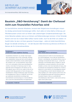 Infoblatt R+V-UnternehmensPolice