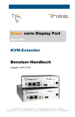 Draco vario DisplayPort (Serie 483)