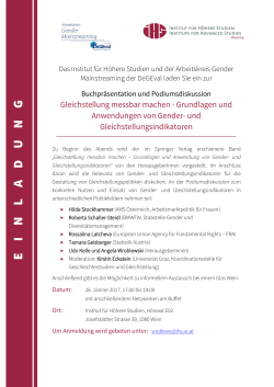 EI NL ADU NG - Institute for Advanced Studies