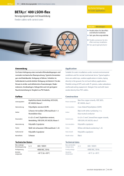 BETAjet&reg; 400 LSOH-flex