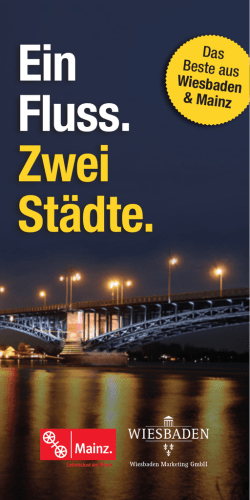 Ein Fluss. Zwei St&auml;dte.