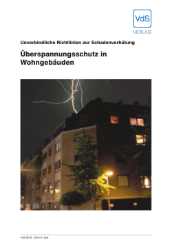 VDS Merkblatt 2019 Überspannungsschutz in Wohngebäuden