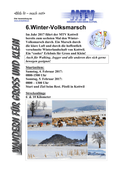 6.Winter-Volksmarsch