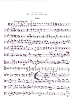 Page 1 Gioacchino Rossini La Gazza Ladra Overture Page 2