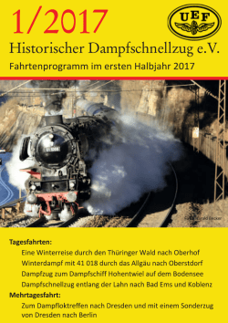 HDS Prospket 1 / 2017