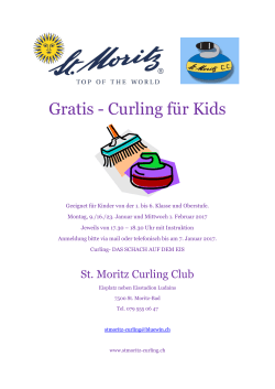 Gratis - Curling f&uuml;r Kids