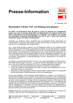 Presse-Information - Häfen und Güterverkehr Köln AG