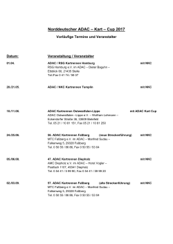 Norddeutscher ADAC – Kart – Cup 2002