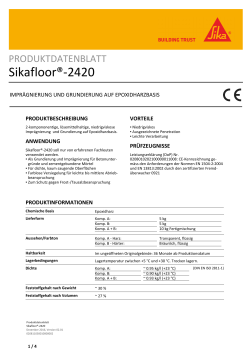 Sikafloor®-2420 - Sika Schweiz AG