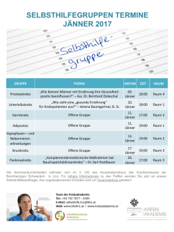 Selbsthilfegruppe Brustkrebs - Krankenhaus der Barmherzigen