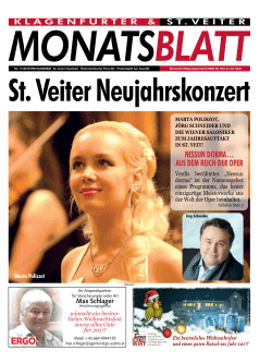 Ausgabe 27 - Das Klagenfurter und St. Veiter Monatsblatt