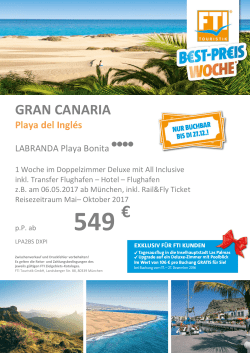 GRAN CANARIA Playa del Inglés