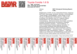 Toyota Corolla 1.6 Si