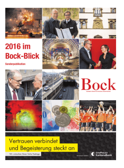 E-Paper anschauen - Schaffhauser Bock