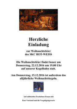 Herzliche Einladung - Rot Wei&szlig; Augsburg Rot Wei&szlig; Augsburg