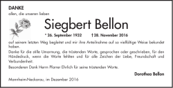 Siegbert Bellon - Mannheimer Morgen