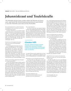 Johanniskraut und Teufelskralle