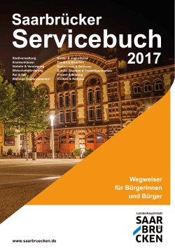 Servicebuch - Saarbr&uuml;cken