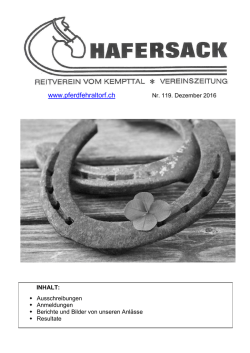 Habersack - Reitverein vom Kempttal
