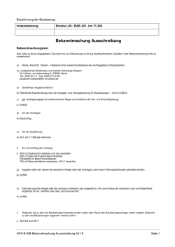 Instandsetzung Br&uuml;cke L89 / BAB A21, km 71366 - Schleswig