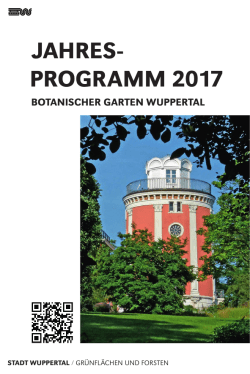 Jahresprogramm 2017