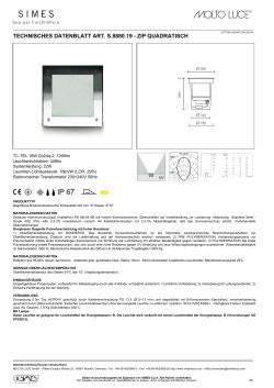 technisches datenblatt art. s.8880.19 - zip quadratisch