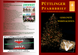 21-2016 - Pfarreiengemeinschaft Püttlingen