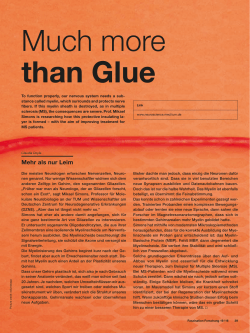 Much more than Glue