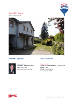 Haus in Kainbach Steiermark , Immobilie Nr 1606