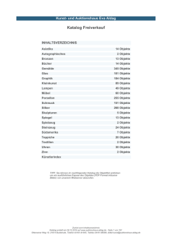 Auktionskatalog - Kunst- und Auktionshaus Eva Aldag