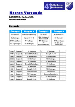 Herren Vorrunde